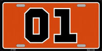 Dukes of Hazzard 01 Novelty Metal License Plate