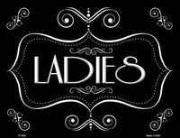 Ladies Metal Novelty Parking Sign