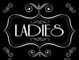 Ladies Metal Novelty Parking Sign