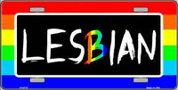 Lesbian Pride Metal Novelty License Plate