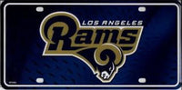 Los Angeles Rams Helmet Logo Metal Novelty License Plate