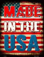 Made In The USA Metal Novelty Parking Sign