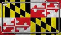 Maryland State Flag Metal Novelty Motorcycle License Plate
