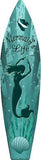 Mermaids Life Metal Novelty Surf Board Sign