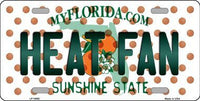 Miami Heat NBA Fan Florida Novelty State Background Metal License Plate