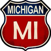 Michigan Metal Novelty Highway Shield