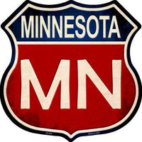 Minnesota Metal Novelty Highway Shield