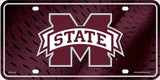 Mississippi State Deluxe Helmet Logo Novelty Metal License Plate