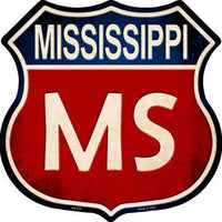 Mississippi Metal Novelty Highway Shield