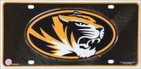 Missouri Tigers Helmet Logo Metal Novelty License Plate