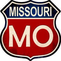 Missouri Metal Novelty Highway Shield