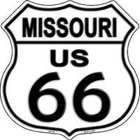 Missouri Route 66 Highway Shield Metal Sign