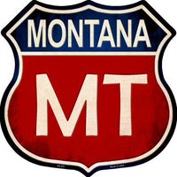 Montana Metal Novelty Highway Shield