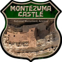 Montezuma Castle Metal Novelty Highway Shield