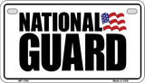 National Guard Metal Novelty Motorcycle License Plate