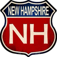 New Hampshire Metal Novelty Highway Shield