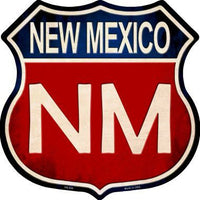 New Mexico Metal Novelty Highway Shield