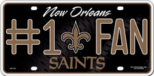 Rico New Orleans Saints License Plate #1 Fan