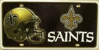 New Orleans Saints Helmet Logo Novelty Metal License Plate