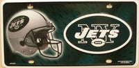New York Jets Helmet Logo Novelty Metal License Plate