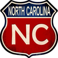 North Carolina Metal Novelty Highway Shield