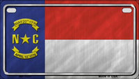 North Carolina State Flag Metal Novelty Motorcycle License Plate