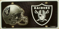 Oakland Raiders Helmet Logo Novelty Metal License Plate