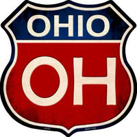 Ohio Metal Novelty Highway Shield