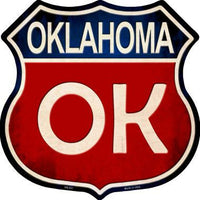 Oklahoma Metal Novelty Highway Shield