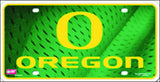 Oregon Ducks Deluxe Helmet Logo Metal Novelty License Plate