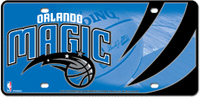 Orlando Magic Jersey Logo Metal Novelty License Plate