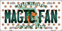 Orlando Magic NBA Fan Florida Novelty State Background Metal License Plate