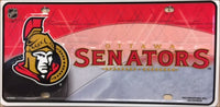 Ottawa Senators NHL Jersey Logo Metal Novelty License Plate