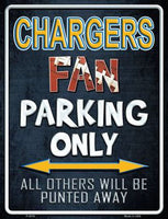 San Diego Chargers Fan Novelty Parking Sign