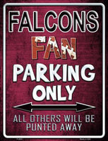 Atlanta Falcons Fan Novelty Parking Sign