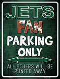 New York Jets Fan Novelty Parking Sign