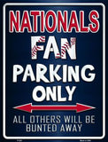 Washington Nationals Fan Novelty Parking Sign