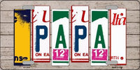 Papa Wood License Plate Art Novelty Metal License Plate