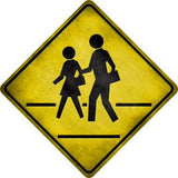 Pedestrian Crossing Novelty Metal Crossing Sign