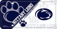 Penn State Nittany Lions Deluxe Helmet Logo Novelty Metal License Plate