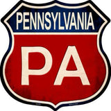 Pennsylvania Metal Novelty Highway Shield