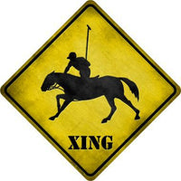 Polo Xing Novelty Metal Crossing Sign