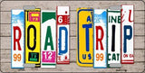 Road Trip Wood License Plate Art Novelty Metal License Plate