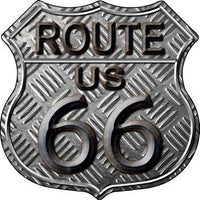 Route 66 Stamped Metal Novelty Highway Shield