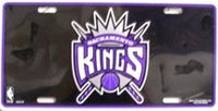 Sacramento Kings Jersey Logo Metal Novelty License Plate