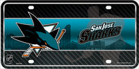 San Jose Sharks NHL jersey Logo Metal Novelty License Plate