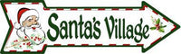 Santas Village Novelty Metal Seasonal Arrow Sign