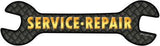 Service Repair Novelty Metal Wrench Sign