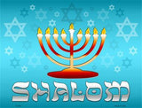 Shalom Metal Novelty Seasonal Parking Sign