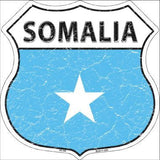 Somalia Country Flag Highway Shield Metal Sign